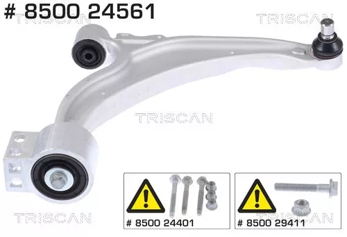 Draagarm/achterwielophanging TRISCAN 8500 24561)