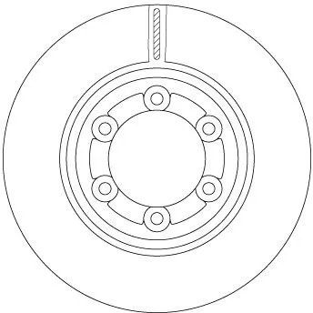 Remschijf TRW DF6984)