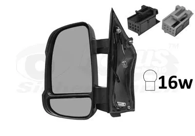Exterior Mirror VAN WEZEL 0983805)