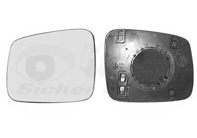 Spiegelglas, buitenspiegel VAN WEZEL 5874835)