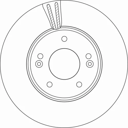 Remschijf TRW DF6966)