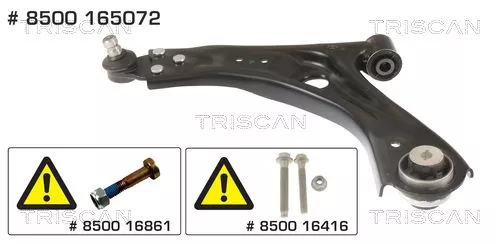 Draagarm/achterwielophanging TRISCAN 8500 165072)