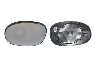 Spiegelglas, buitenspiegel VAN WEZEL 0957837)