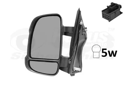 Exterior Mirror VAN WEZEL 1651807)