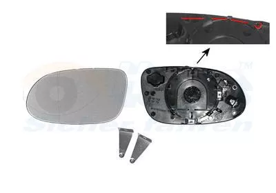Spiegelglas, buitenspiegel VAN WEZEL 3014837)