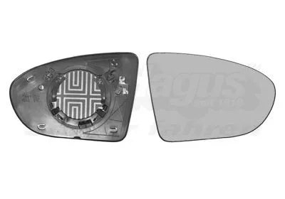 Spiegelglas, buitenspiegel VAN WEZEL 3388838)