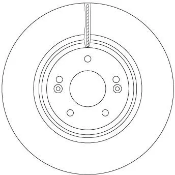 Remschijf TRW DF6958S)