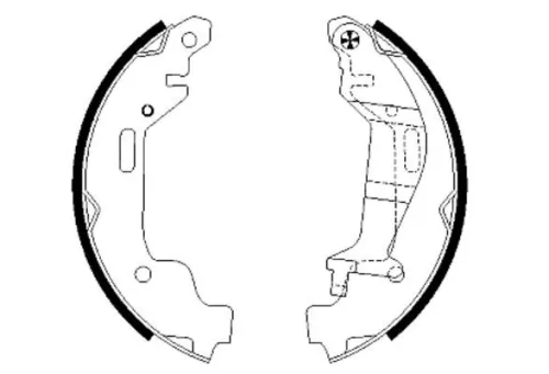 Brake Shoe Set TEXTAR 91058000)