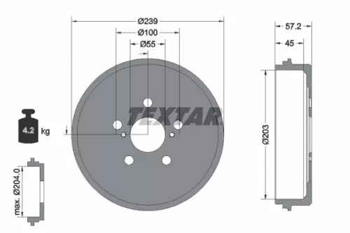 Remtrommel TEXTAR 94049100)