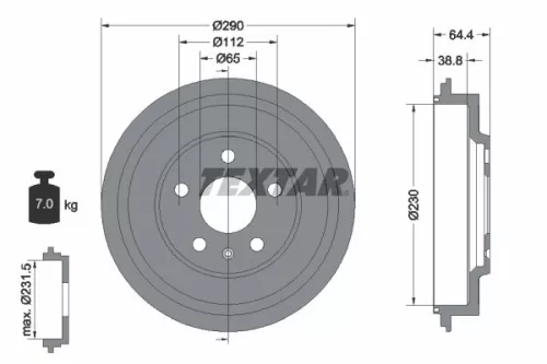 Remtrommel TEXTAR 94039300)