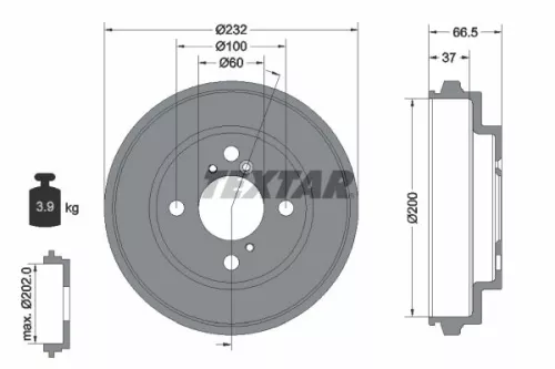 Remtrommel TEXTAR 94044300)