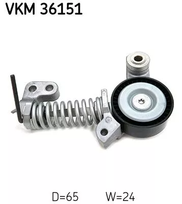 Riemspanner, V-geribbelde riem SKF VKM 36151)
