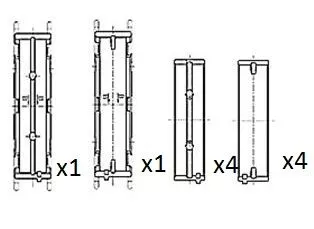 Krukaslager FAI AutoParts BM1033-STD)
