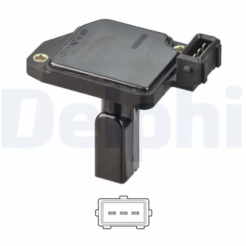 Luchtmassastroomsensor DELPHI AF10491-12B1)