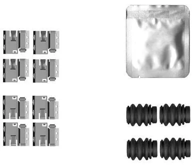 Accessoirekit, schijfremblokken TEXTAR 82561600)