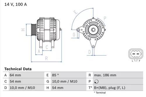 Dynamo BOSCH 0 986 083 420)