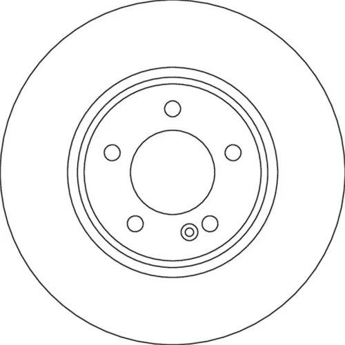 Remschijf TRW DF4638S)