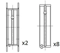 Krukaslager FAI AutoParts BM1037-STD)