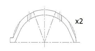 Drukring, krukas FAI AutoParts BT3009-STD)