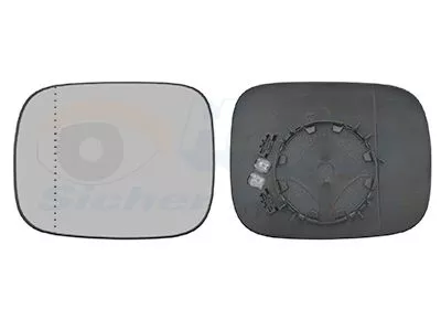 Spiegelglas, buitenspiegel VAN WEZEL 5938835)