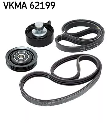 V-geribbelde riemset SKF VKMA 62199)