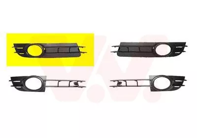 Ventilatierooster, bumper VAN WEZEL 0318592)