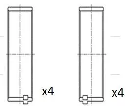 Drijfstanglager FAI AutoParts BB2027-050)