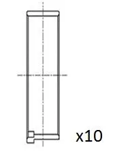 Drijfstanglager FAI AutoParts BB2075-STD)