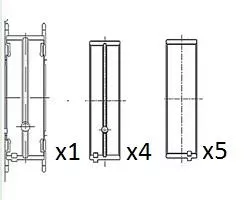 Krukaslager FAI AutoParts BM1010-STD)