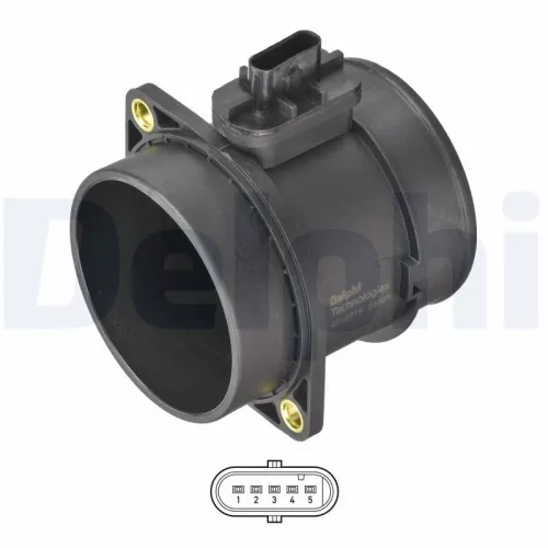 Luchtmassastroomsensor DELPHI AF10713-12B1)