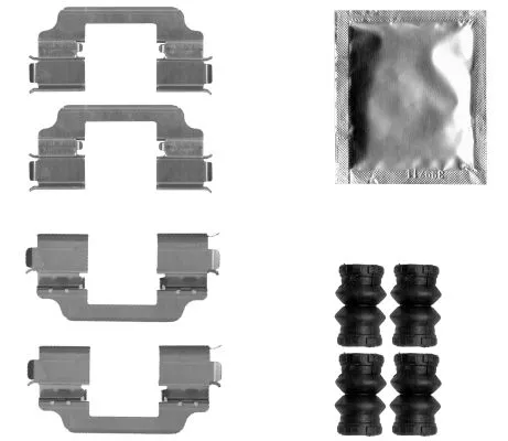 Accessoirekit, schijfremblokken TEXTAR 82545300)