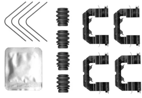 Accessoirekit, schijfremblokken TEXTAR 82554300)