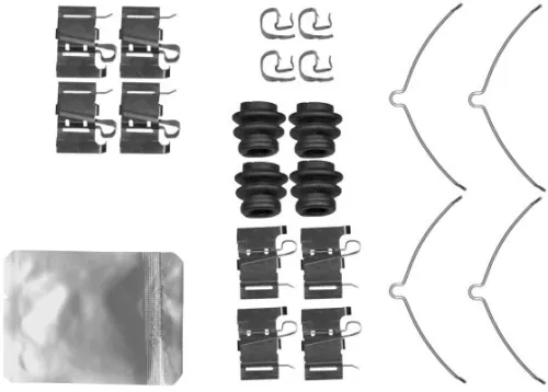 Accessoirekit, schijfremblokken TEXTAR 82555600)