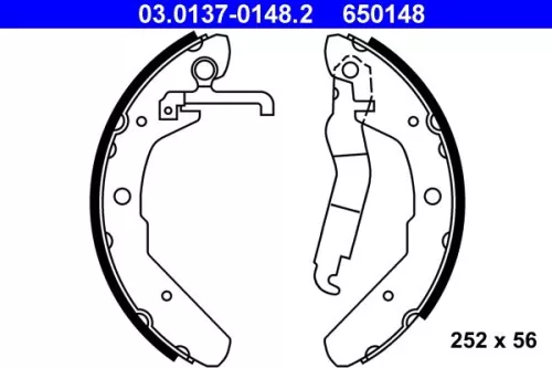 Remblokkenset ATE 03.0137-0148.2)