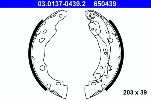 Remblokkenset ATE 03.0137-0439.2)