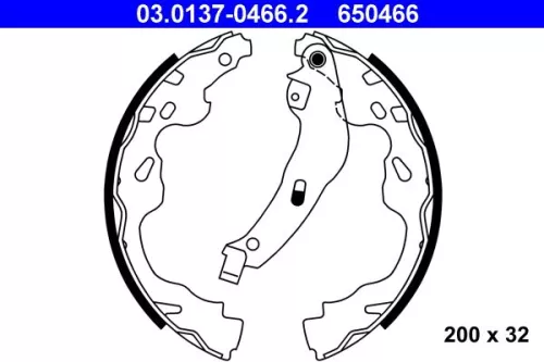 Remblokkenset ATE 03.0137-0466.2)