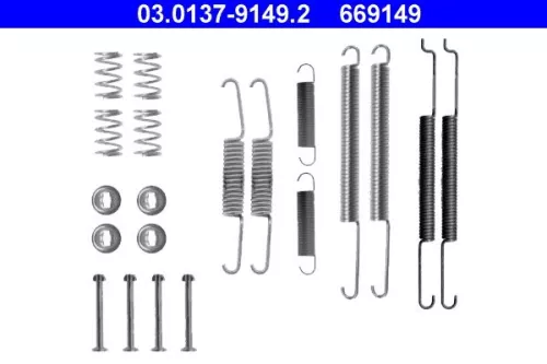 Accessoirekit, remschoenen ATE 03.0137-9149.2)