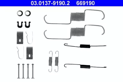 Accessoirekit, remschoenen ATE 03.0137-9190.2)