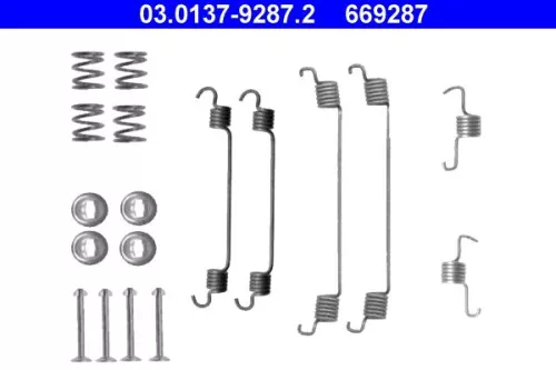 Accessoirekit, remschoenen ATE 03.0137-9287.2)