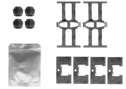 Accessoirekit, schijfremblokken TEXTAR 82545100)