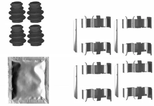 Accessoirekit, schijfremblokken TEXTAR 82546500)