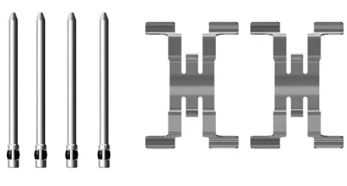 Accessoirekit, schijfremblokken TEXTAR 82555000)