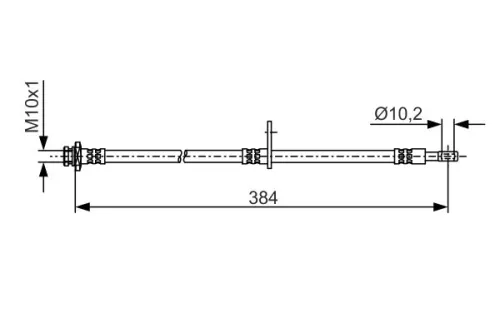 Remslang BOSCH 1 987 481 A54)