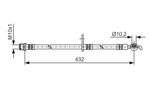 Remslang BOSCH 1 987 481 A57)