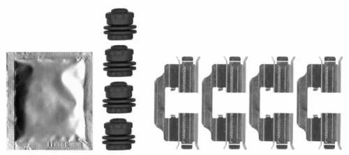 Accessoirekit, schijfremblokken TEXTAR 82548400)