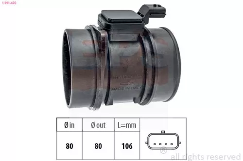 Luchtmassastroomsensor EPS 1.991.450)