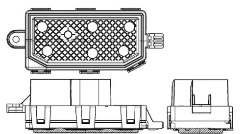 Regelaar, interne ventilator MAHLE ABR 77 000P)