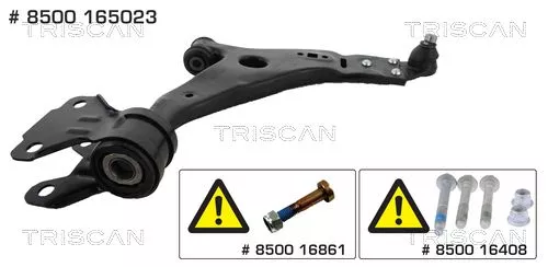 Control/Trailing Arm, wheel suspension TRISCAN 8500 165023)