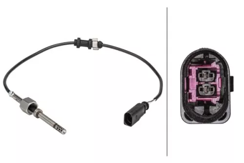 Sensor, uitlaatgastemperatuur HELLA 6PT 358 181-151)