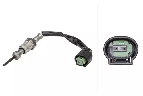 Sensor, uitlaatgastemperatuur HELLA 6PT 358 181-261)